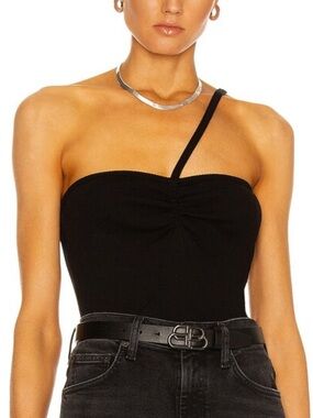 AGOLDE Lola Gathered Front Tank